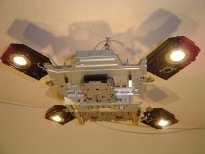 spaceship orion, ceiling halogen lamp
